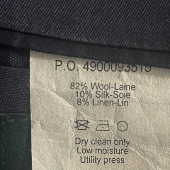 Ralph Lauren Blue Sport Coat with Windowpane Pattern - Picture 8 of 11